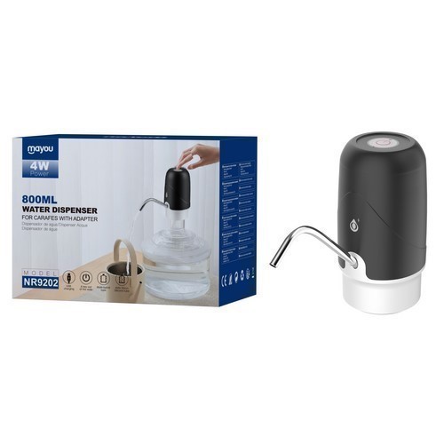 DISPENSADOR AGUA MAYOU NR9202 AUTOMATICO 800MAH